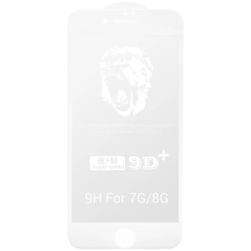 Apple iPhone 7, iPhone 8 apsauginis stiklas 9D Gorilla