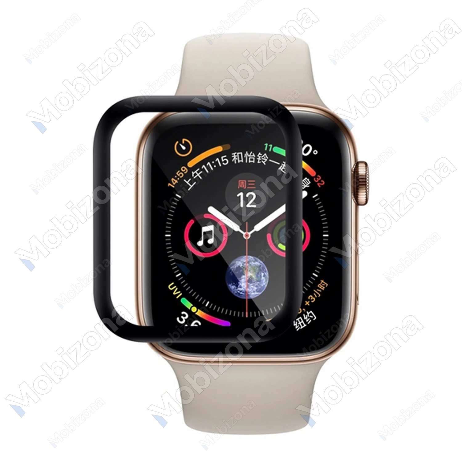 Apple Watch 4, 5, 6, SE 44mm Hybrid Glass Polymer Nano