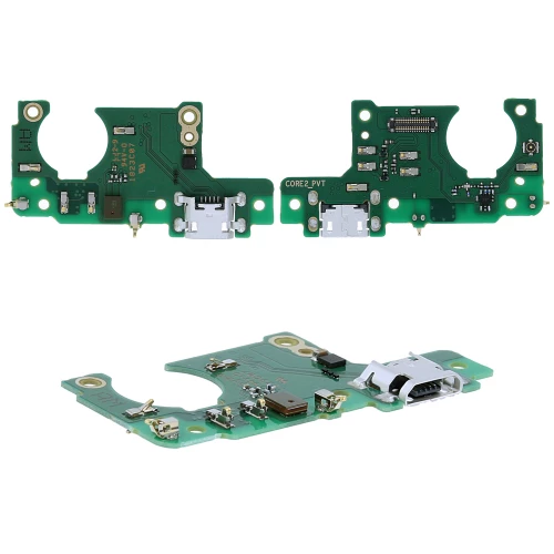 Nokia 5.1 įkrovimo lizdas ir mikrofonas (PCB plokštė)