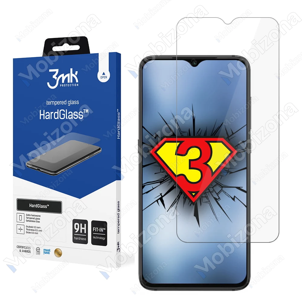 Xiaomi Redmi 9A apsauginis stiklas 3MK HardGlass