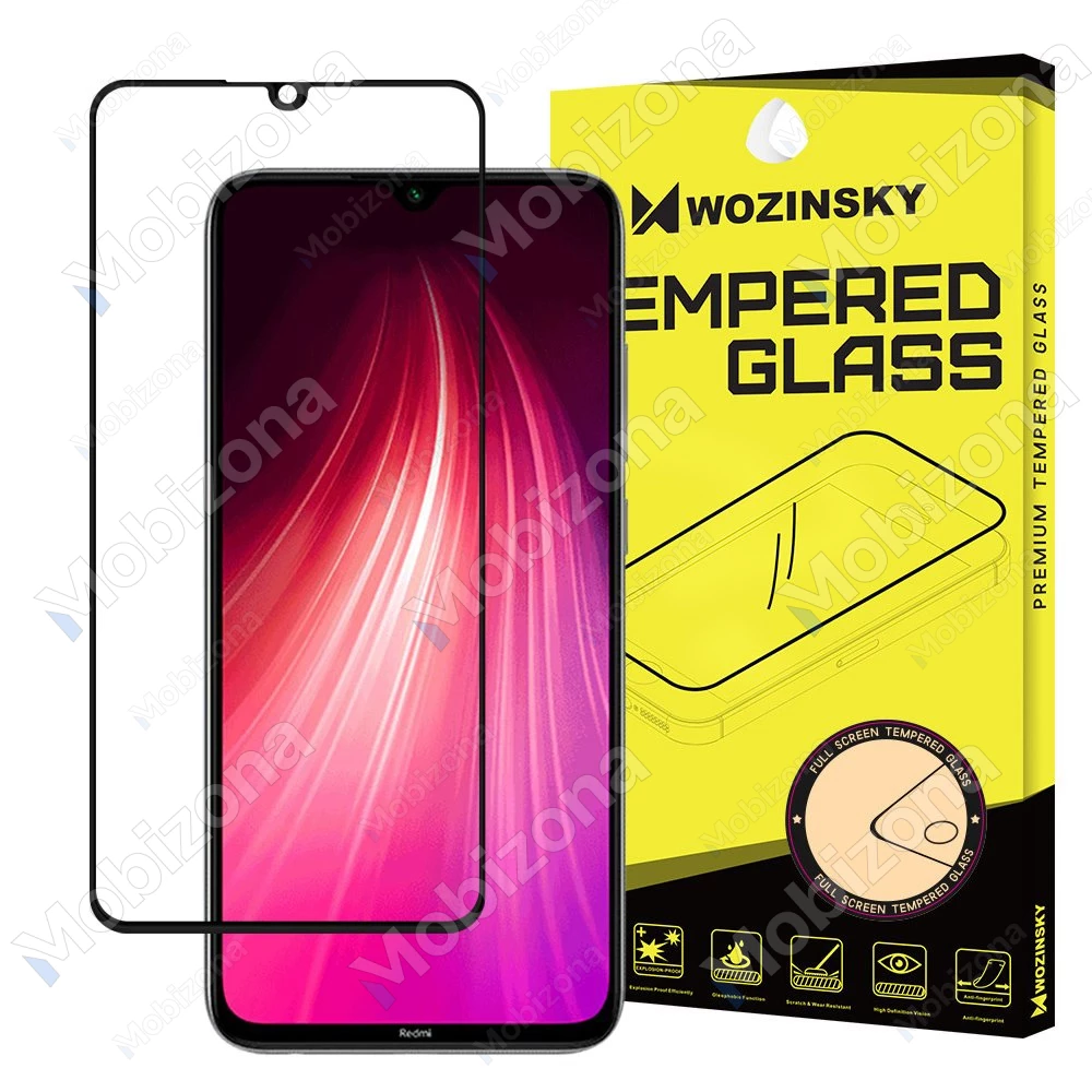 Xiaomi Redmi Note 8, Redmi Note 8 2021 Tempered Glass Wozinsky 5D Full Glue